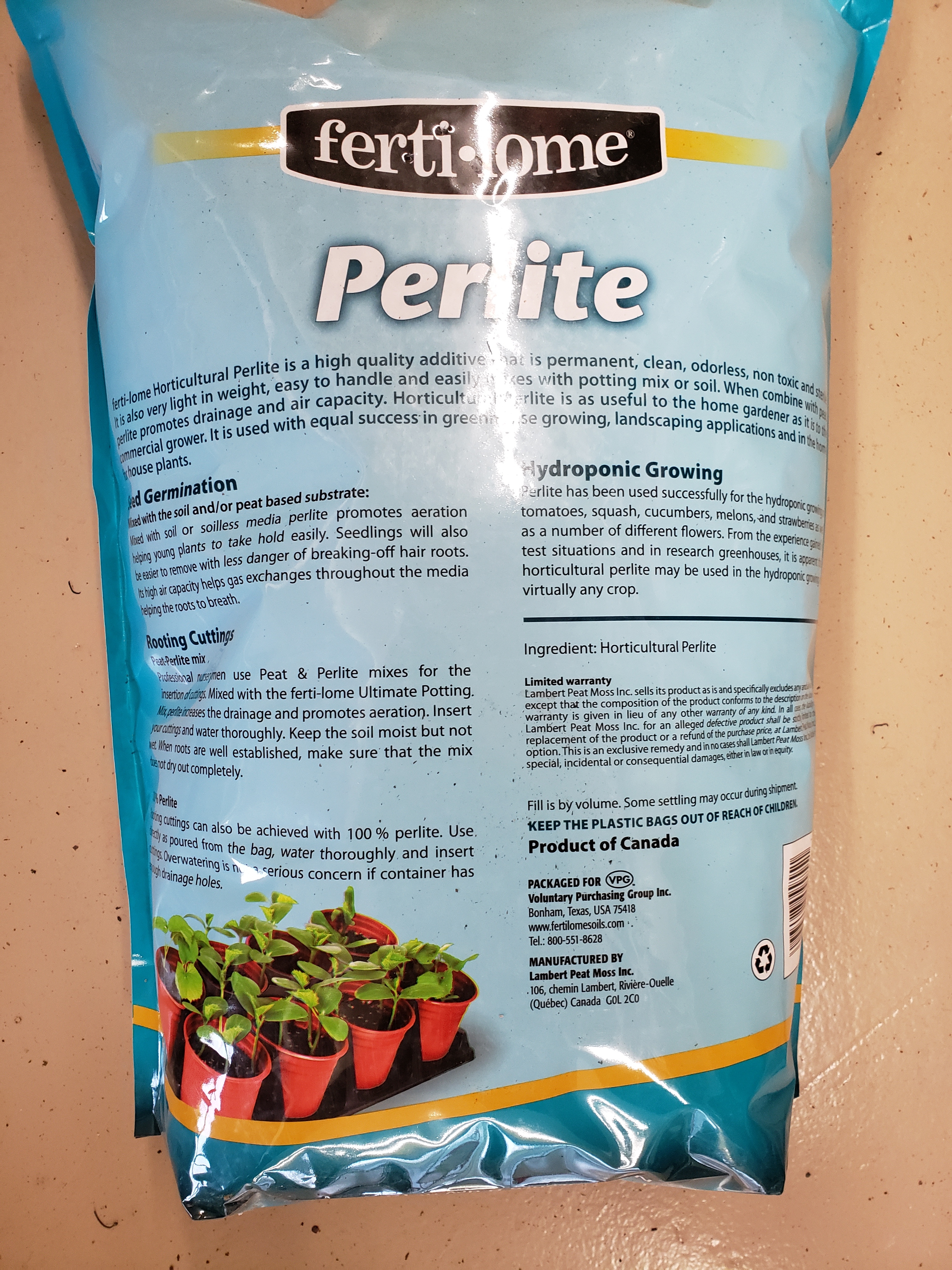 Fertilome Perlite -8qt